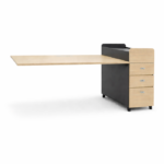 ESCRITORIO OPERATIVO EMPOTRABLE CREDENZA